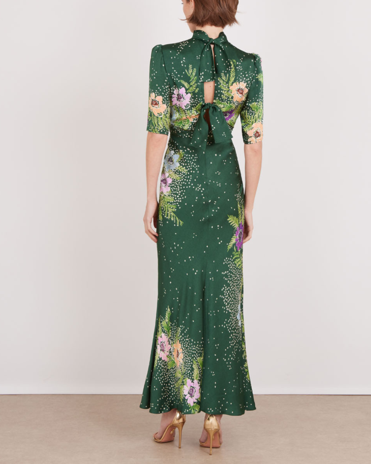 Adele-B Dress In Silva Scatter Plmt by SALONI - view 2