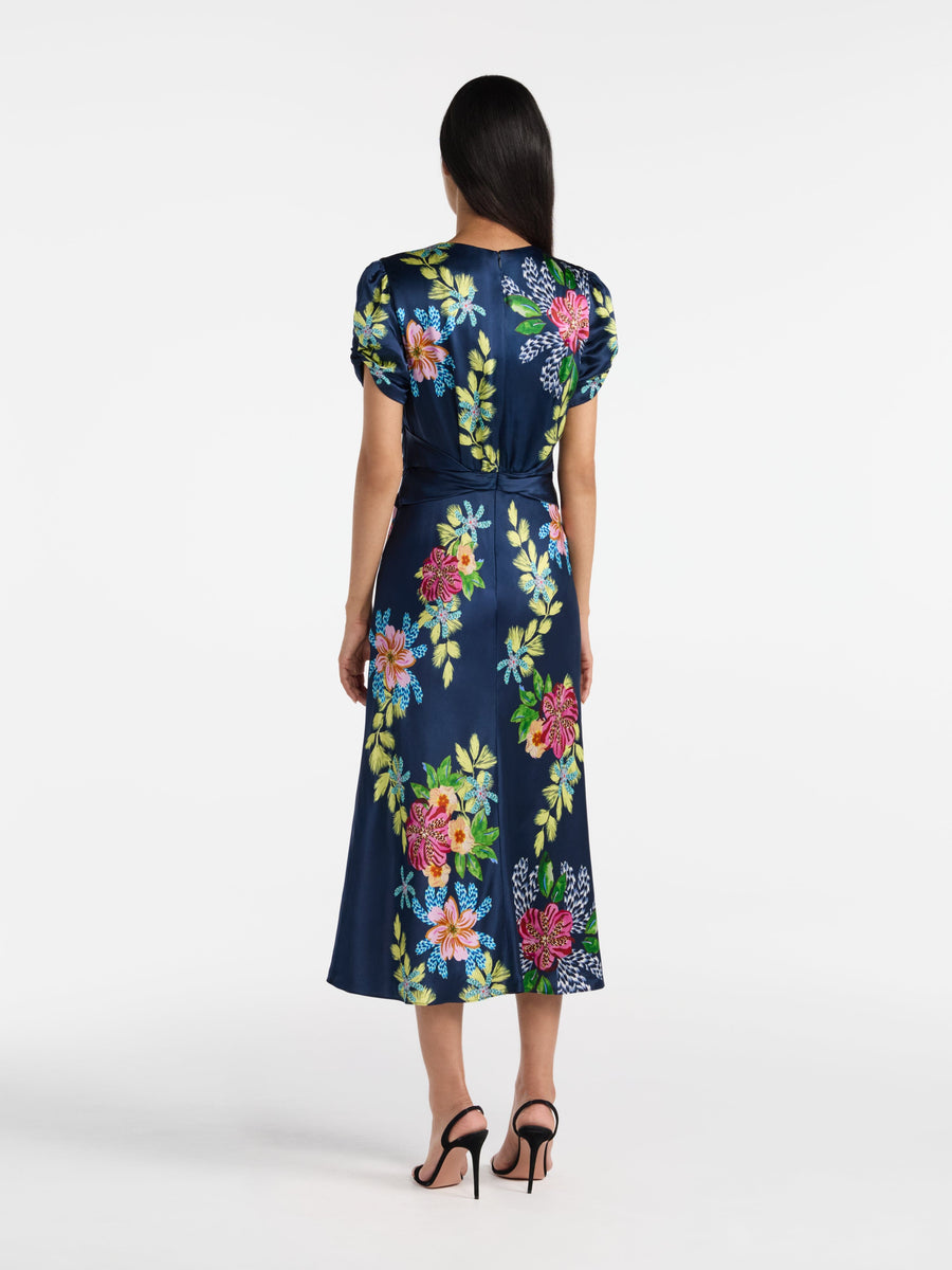 GWEN C DRESS HOSTA TRELLIS PLMT