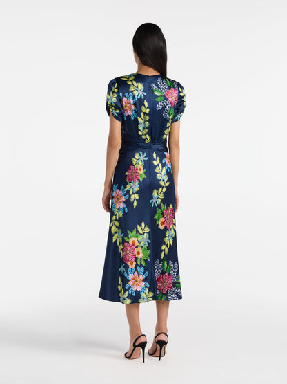GWEN C DRESS HOSTA TRELLIS PLMT