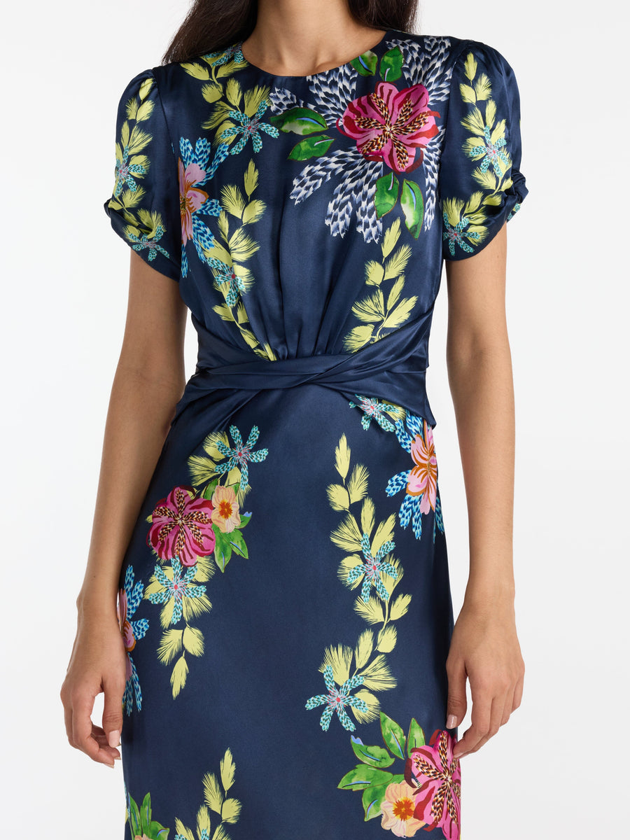 GWEN C DRESS HOSTA TRELLIS PLMT