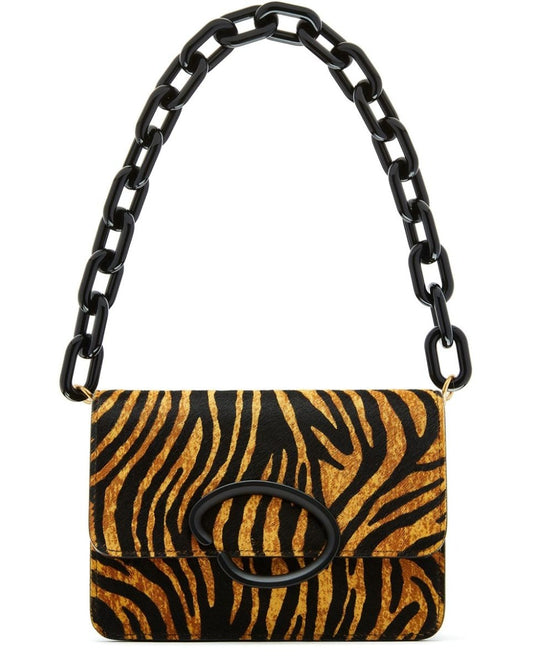 TIGER PRINTED HAIRCALF O POCHETTE