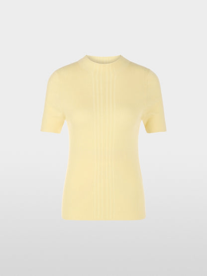 SLIM FIT CREW NECK S/SLEEVE KNIT FLAN