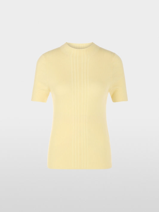 SLIM FIT CREW NECK S/SLEEVE KNIT FLAN
