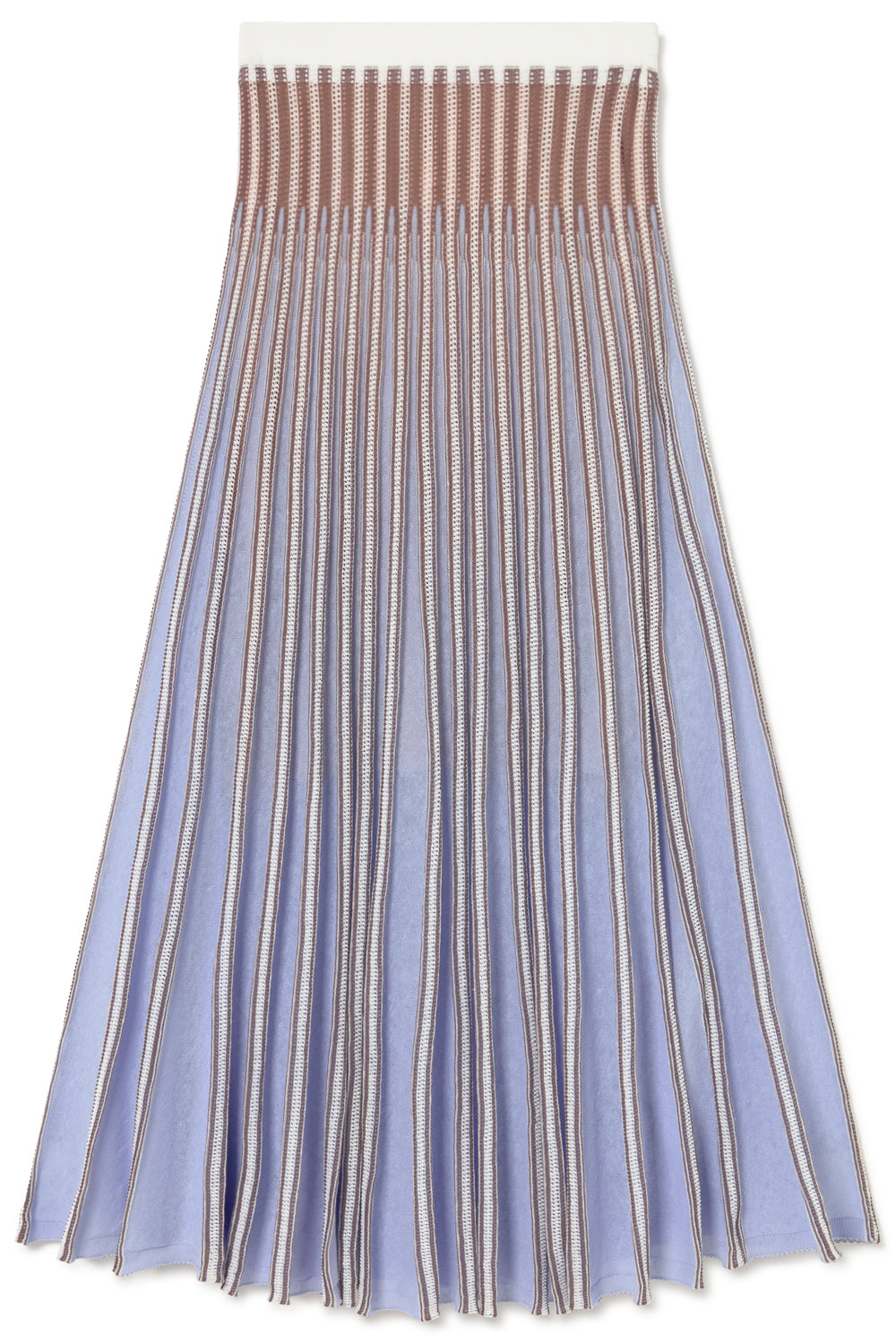 FULL KNITTED SKIRT BLUE SKY