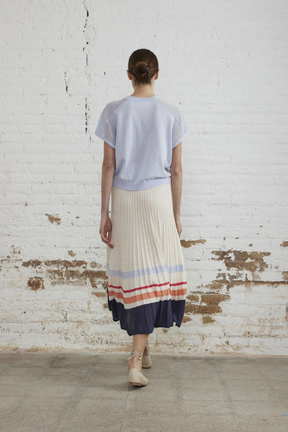 KNITTED SKIRT W BOARDER