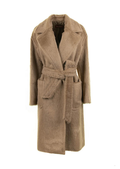 OTTANTA ALPACA & WOOL COAT WRAP STYLE