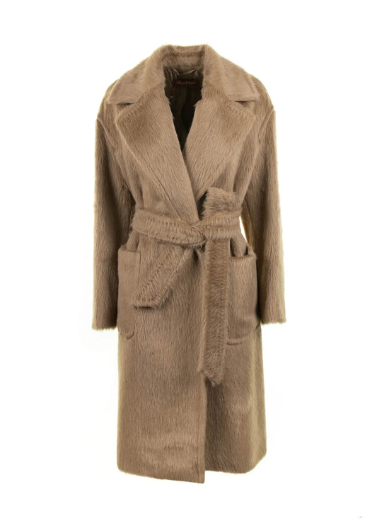 OTTANTA ALPACA & WOOL COAT WRAP STYLE