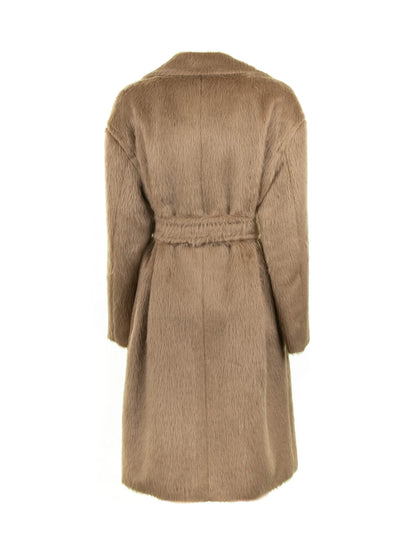 OTTANTA ALPACA & WOOL COAT WRAP STYLE