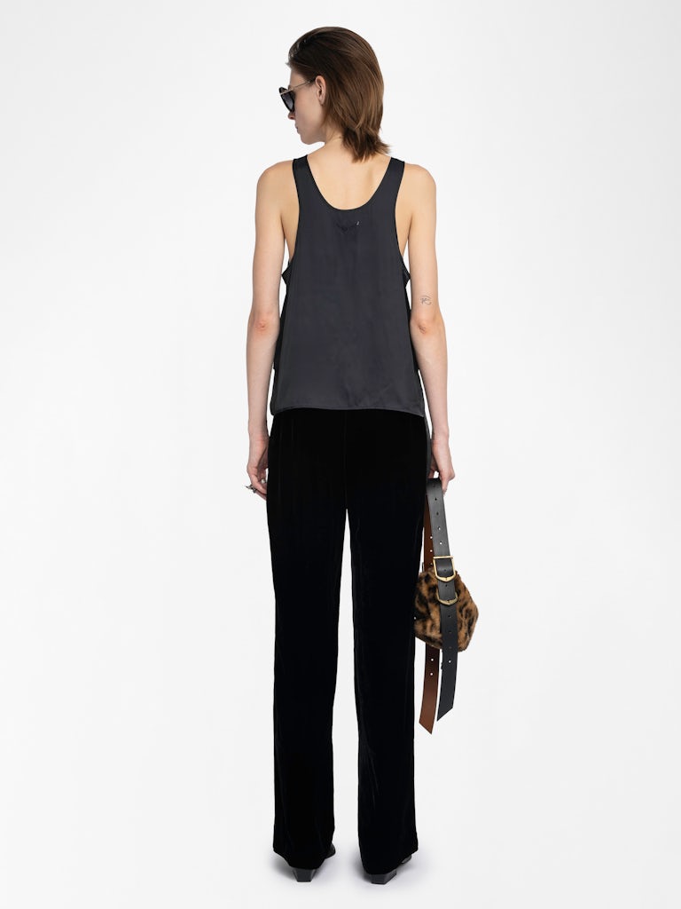 POMA VELVET RELAXED PANT