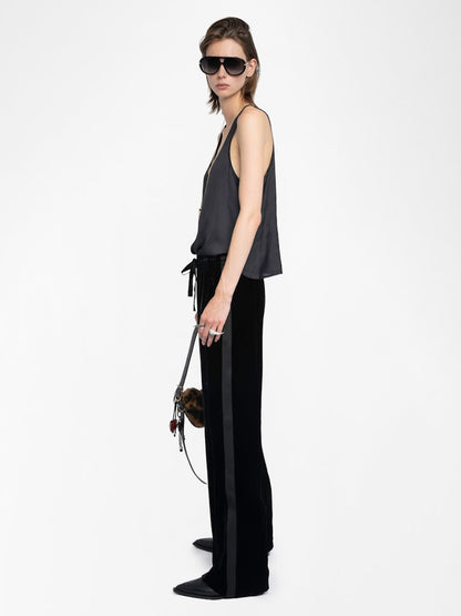 POMA VELVET RELAXED PANT