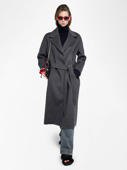 MELI LAINAGE WOOL BLEND WRAP COAT