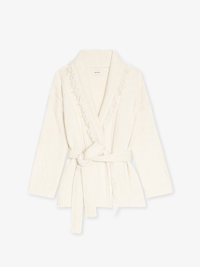 ALPA LC CABLE TIED CARDIGAN JACKET