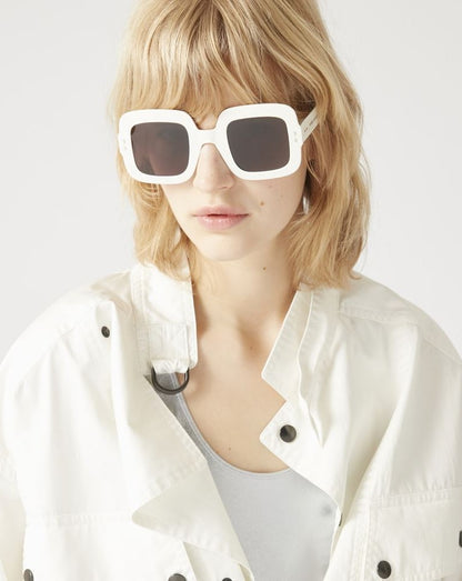 Macy Sunglasses White