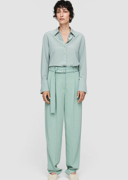 FLUID WOOL MELANG DEVONPOR TROUSERS