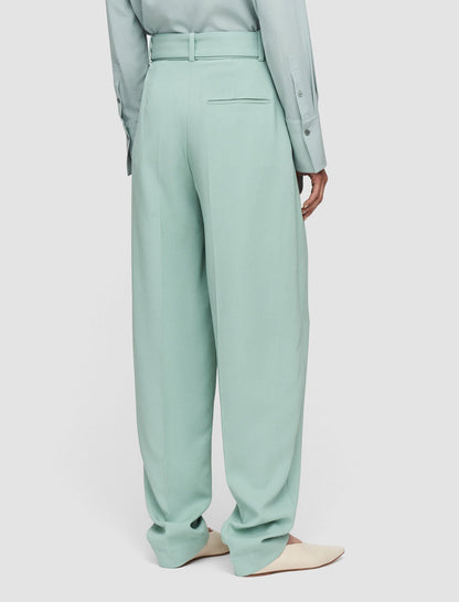FLUID WOOL MELANG DEVONPOR TROUSERS