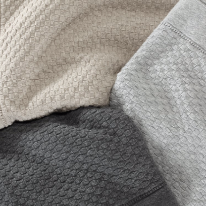 Pure Cotton Throw - Basketweave