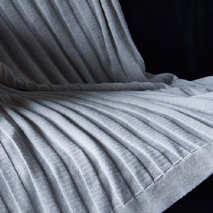 Pure Cotton Throw - Flat Rib