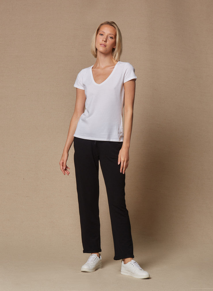 Silk Touch V-Neck S/Sleeve