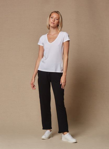 Silk Touch V-Neck S/Sleeve